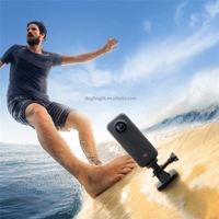Caméra d'action Inst360 X3 Go Pro étanche, grand angle 180°, avec capteur CMOS, capture vidéo 4K 30FPS pour moto et ski