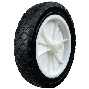 ล้อรถเข็นยางกึ่งกลวงขนาด 7x1.50 นิ้ว สำหรับรถช่วยเดิน รับน้ำหนักได้ 60 กก. - Product Image 1