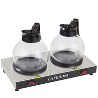 Chauffe-cafetière double durable 200 + 200W pour les hôtels et les restaurants