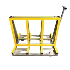 Chariot à verre à cadre en <span class=keywords><strong>A</strong></span> robuste AOCHEN, détachable pour un transport sécurisé et peu encombrant de grands panneaux, chariot de manutention pour verre - Product Image 1
