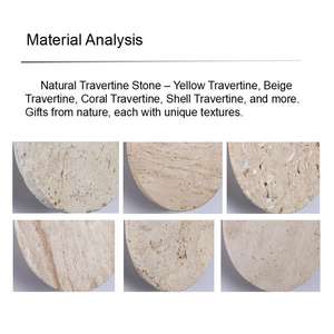 Applique murale en marbre naturel, luminaire mural moderne en pierre pour chambre à coucher, salon, couloir, lampe murale décorative - Product Image 6