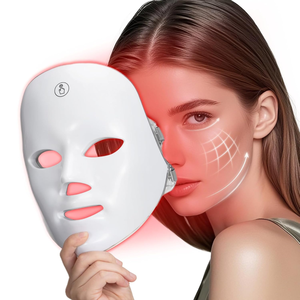 ปรับแต่งโลโก้ หน้ากาก 7 สี บำรุงผิวหน้า เครื่องนวดหน้าแบบชาร์จไฟได้ - Product Image 1