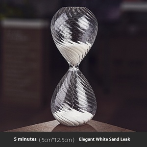 Đồng hồ Cát Thủy Tinh mới 5/15/30 phút đồng hồ cát nhiều màu đồng hồ cát ren đồng hồ gia đình trang trí bàn thủ công Quà Tặng trẻ em - Product Image 6