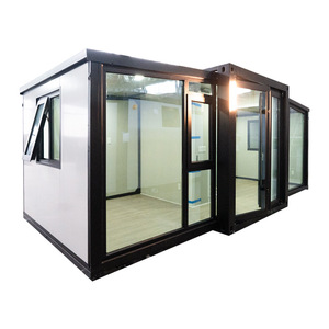 Casa Contenedor Expandible de 10 pies, Diseño Moderno Rectangular, Contenedor Habitacional para Uso en Obras de Construcción al Aire Libre - Product Image 1
