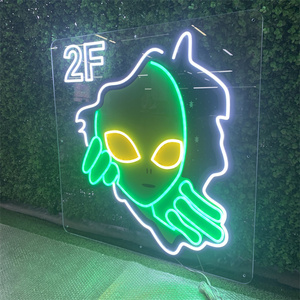 Letrero LED de Neón con Diseño de Anime, Luz de Personaje de Dibujos Animados, Letrero de Neón Personalizado con Diseño de <span class=keywords><strong>Manga</strong></span> para Dormitorio, Decoración de Habitación de Videojuegos Cyberpunk - Product Image 3