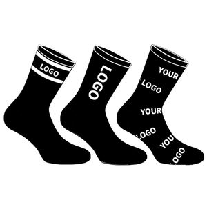 Vente en gros de chaussettes de course athlétiques, Logo personnalisé, respirantes, cyclisme, coton tricoté, doux, chaussettes de sport d'équipe de basket-ball - Product Image 6