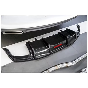 Diffuseur de pare-chocs arrière en Fiber de carbone véritable de Style A7 S7 <span class=keywords><strong>KB</strong></span> avec Led pour Audi A7 S7 C7 <span class=keywords><strong>2009</strong></span> 2010 2011 2012 2013 2014 2015 - Product Image 6