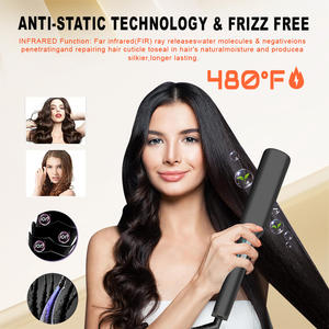 Nouveau <span class=keywords><strong>produit</strong></span> personnalisé Planchas Para Cabello fer plat <span class=keywords><strong>pas</strong></span> <span class=keywords><strong>cher</strong></span> Salon <span class=keywords><strong>professionnel</strong></span> puissant rapide fer à lisser les cheveux fer à cheveux - Product Image 5