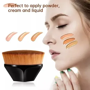 Nouveau Pinceau de Maquillage Magique, Pinceaux à Poudre et Fard à Joues, Pinceau Fond de Teint Professionnel Portable, Grand Pinceau Cosmétique Doux pour Base de Maquillage - Product Image 2