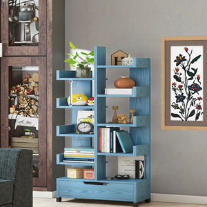 رف كتب خشبي عصري رائج للبيع لغرفة المعيشة، متعدد الطبقات على شكل شجرة - Product Image 2