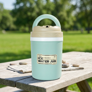Enfriador de Agua con Aislamiento Térmico de 2.5L, Color Verde Menta, Portátil, Ligero, Duradero, Diseño Moderno, para Camping, 5 Horas de Hielo, Tecnología SB TECH, Vietnam PP - Product Image 3