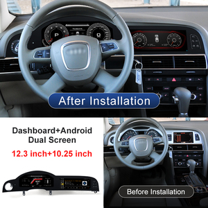 STWEI Suitable for Audi A6 C6 05-15 12.3-inch Speed Dashboard+10.25-inch Android Screen Dual Screen Virtual Cockpit Car Radio - Product Image 2