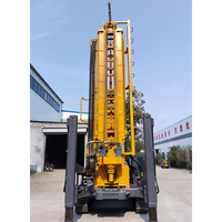 Nouvelle plateforme de forage de puits d'eau de 200 m, entièrement hydraulique, à moteur diesel, avec pompe à boîte de vitesses PLC et roulement – Moteur portable à économie d'énergie