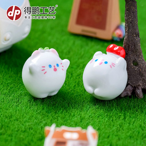 Tuanzi Cat Resin <b>Doll</b> Mini Animal Figurines For Dollhouse Decor Desktop Car Ornament - Product Image 4