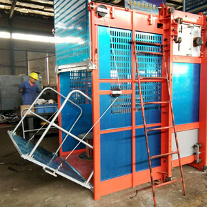 Equipo de elevación Elevador de construcción de jaula doble Herramientas de construcción Elevador Elevadores de construcción - Product Image 3