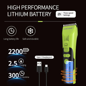 2025 usine nouvelle tondeuse à <span class=keywords><strong>cheveux</strong></span> professionnelle sans fil USB Rechargeable type C pour hommes tondeuse à <span class=keywords><strong>cheveux</strong></span> à lame en céramique Portable - Product Image 3