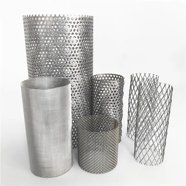 300 400 500 600 800 1000 micron stainless steel mesh tube filter screen