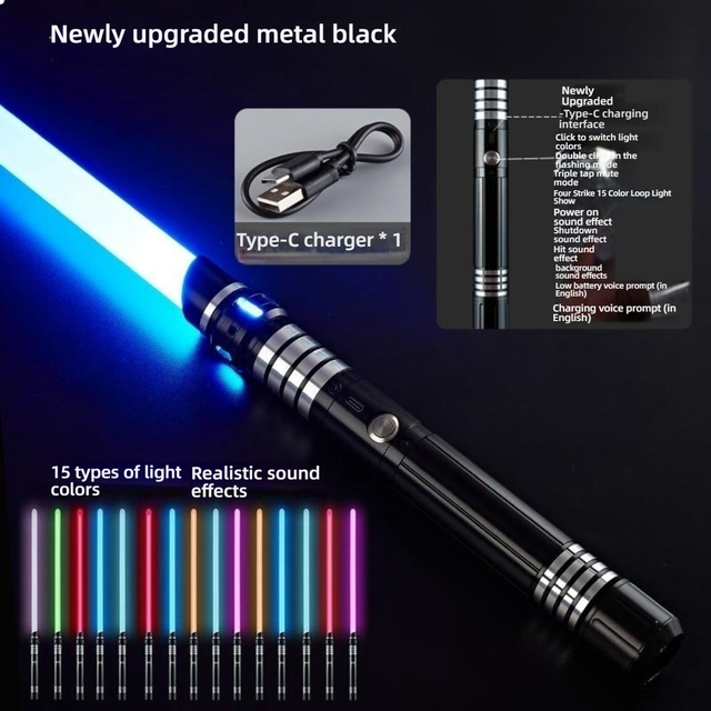 15 Colors Light Saberstudio Custom Lightsaber Wholesale Lightsaber Rgb Neo Lightsaber With Smooth Swing Light Saber