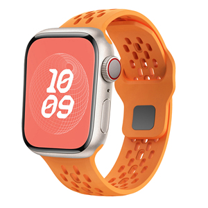 Bracelet de montre Eraysun respirant en silicone de 38 mm pour hommes, compatible avec les montres intelligentes <span class=keywords><strong>Apple</strong></span> <span class=keywords><strong>Watch</strong></span> Ultra 2, séries 10, 9, 8, <span class=keywords><strong>7</strong></span> - Product Image 4
