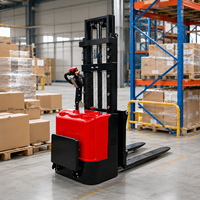 Chariot élévateur électrique 2 tonnes en promotion avec batterie plomb-acide 48V, mât bi-étages, pneus pleins, conception compacte pour espaces restreints