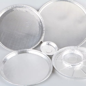 YB92 Round Safe Restaurant Packaging Containers 12 "16" Bandejas desechables para hornear Plato plano de aluminio para llevar <span class=keywords><strong>Pan</strong></span> de aluminio para <span class=keywords><strong>pizza</strong></span> - Product Image 3