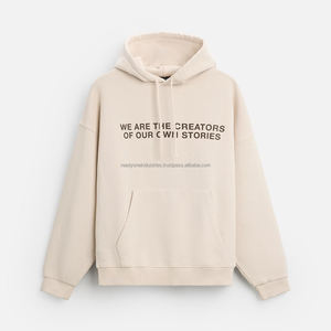 New Design Custom Heavyweight 500 Gsm Drop Shoulder <b>Hoodie</b> Manufacturers Blank Cotton Oversized boxy fit <b>Hoodie</b> for men - Product Image 1