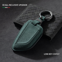 Accessoires pour clés de voiture Housse de protection pour clés en cuir Housse de télécommande pour clés de voiture Housse en cuir