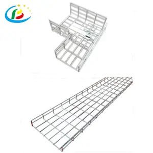 SS Welded Quest Wire Mesh Electrical Cable Basket Tray Cover Support Supplier Accessories Stainless Steel Wire Mesh