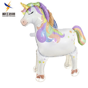 Karikatür hayvan folyo balonlar mezuniyet sevgililer günü doğum günü için geri okul partileri ayakta yürüyüş tekerlekli balonlar - Product Image 4