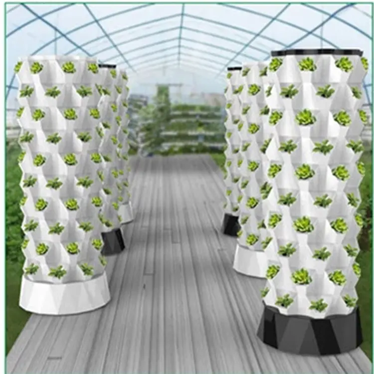 المنزل حديقة عمودية تنمو عدة برج حديقة aeroponics نظام DIY Aeroponic نظم الزراعة المائية المتزايدة