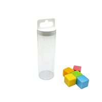 Moulage de thermoformage personnalisé emballage transparent de tubes en plastique PVC PC avec couvercle pour emballage de dés du MDN
