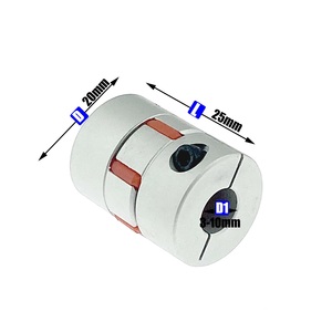 D20L25 tre ganasce accoppiatore D20 L25 BW alluminio prugna motore di accoppiamento ragno flessibile gomma rossa Pad 6 6.35 8 10 mm V-CORE <span class=keywords><strong>3</strong></span> <span class=keywords><strong>5x8</strong></span> - Product Image 2