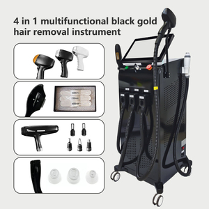 Advanced Four-in-One Multifunctional Black Gold Home Use Beauty Device for Permanent Hair Reduction and Skin Rejuvenation - Product Image 3