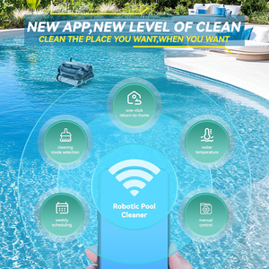 WC-3014 Aspirateur robot intelligent sans fil mural pour piscine, accessoire de nettoyage automatique WC-3014 Effi - Product Image 3