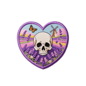 刺繍柄アニマルデザインカスタマイズ刺繍パッチメロウボーダー付き - Product Image 5