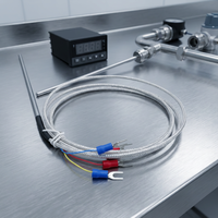 Sonde de contrôle de température de haute précision avec capteur thermocouple blindé de type K industriel
