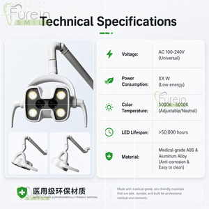 Dental Unit 6-<b>Bulb</b> LED Dental Lamp <b>Sensor</b>-Powered Operation <b>Light</b> Electric Oral LED <b>Light</b> - Product Image 5