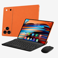 Tablette Android 10,1 pouces, double carte SIM, appels, processeur octa-core, 8 Go, 128 Go, WIFI, 5G, GSM, clavier, écran capacitif