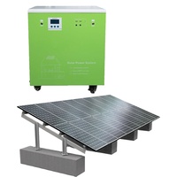 Kit de système d'énergie solaire prêt à l'emploi 6KW WON-W1-1AP6000W pour cabane isolée