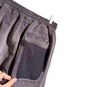 <span class=keywords><strong>Pantaloni</strong></span> Finch Garment <span class=keywords><strong>Stone</strong></span> Wash con Orlo Sfilacciato, Patchwork Distressed, <span class=keywords><strong>Pantaloni</strong></span> Larghi da Uomo - Product Image 2
