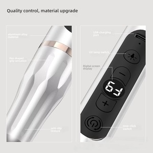 Cordless <b>Nail</b> Instrument with UV Lamp <b>Nail</b> Drill 9 Speed Aluminum Body Manicure Machine <b>Nail</b> Polish Remover Home Salon Use - Product Image 3