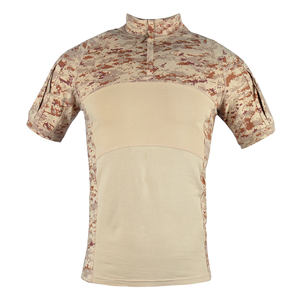 T-shirt d'extérieur tactique pour polo respirant 100% coton camouflage tissé (200g) numérique optimisé pour la visibilité des moteurs de recherche - Product Image 1
