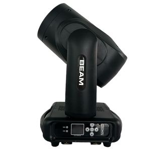 Projecteur de scène LED à faisceau mobile 295W avec anneau lumineux, idéal pour DJ, discothèques, fêtes et mariages – Le moins cher, commande en libre-service - Product Image 4