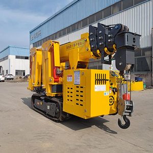 Grúa hidráulica telescópica Outrigger construcción <span class=keywords><strong>especial</strong></span> 8T pequeña grúa sobre orugas - Product Image 3