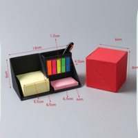 Fabricants professionnels Bureau de bureau personnalisé Type combiné Notes autocollantes Boîte de bloc-notes en cube écologique avec porte-stylo