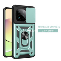 Protection de lentille coulissante Lichicase étui en matériau TPU et PC pour Realme GT7 GT 7 PRO support couverture arrière