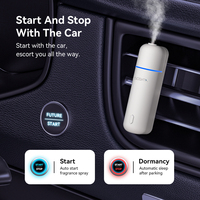 Diffuseur d'arômes électrique portable USB sans eau pour voiture, rechargeable, de luxe, avec garantie d'un an