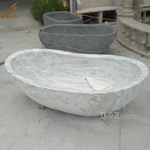 Белая мраморная каменная Ванна для продажи