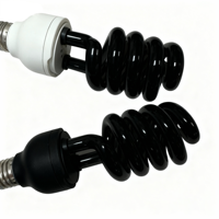 Tube fluorescent ultraviolet en spirale 365nm E27 220v, lampe UV anti-insectes, ampoule LED en forme de maïs 30W 40W 50W, application pour la maison E14 DC
