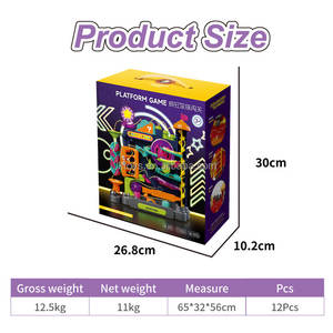 Lucky Toys Maze Ball Game Balles rotatives Jeu de piste de jeu à la main Jouets de plate-forme de balle Machine de jeu éducative pour enfants de 3 ans et plus - Product Image 5